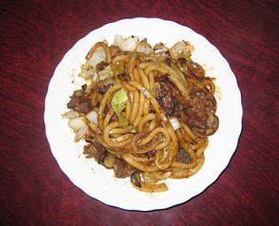 ホルモンうどん